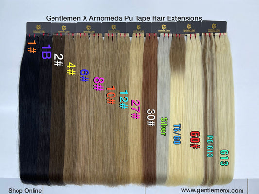 Arnomeda STW 24''-26 Premium Quality Tape In Human Hair Extension 100% Remy Human Hair 20 Pieces X4cm Wide ”42g
