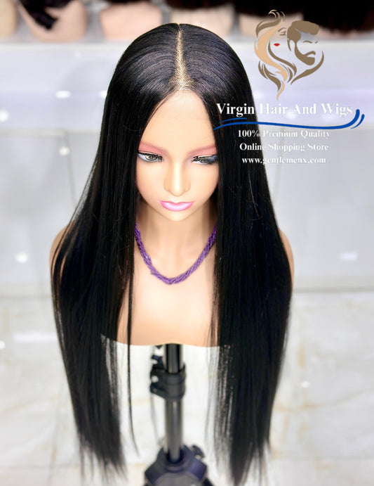 T-Part Front Lace Sarah - Super L-Straight Heat Friendly Synthetic Lace Wig