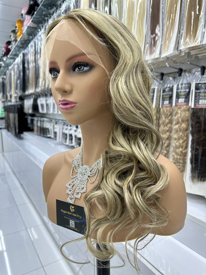 Zenkia 13x6 Lace Front European 100% Premium Quality Virgin Remy Human Hair wave Curls 8C60