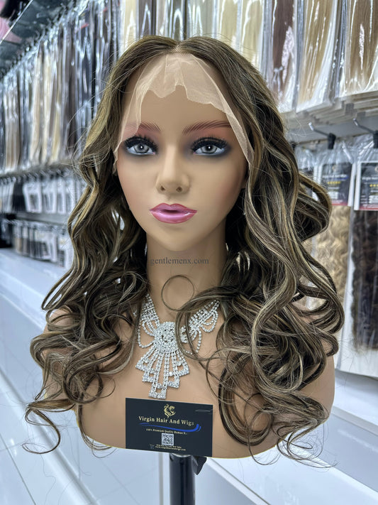 Zenkia 13x6 Lace Front European 100% Premium Quality Virgin Remy Human Hair wave Curls 2Y27