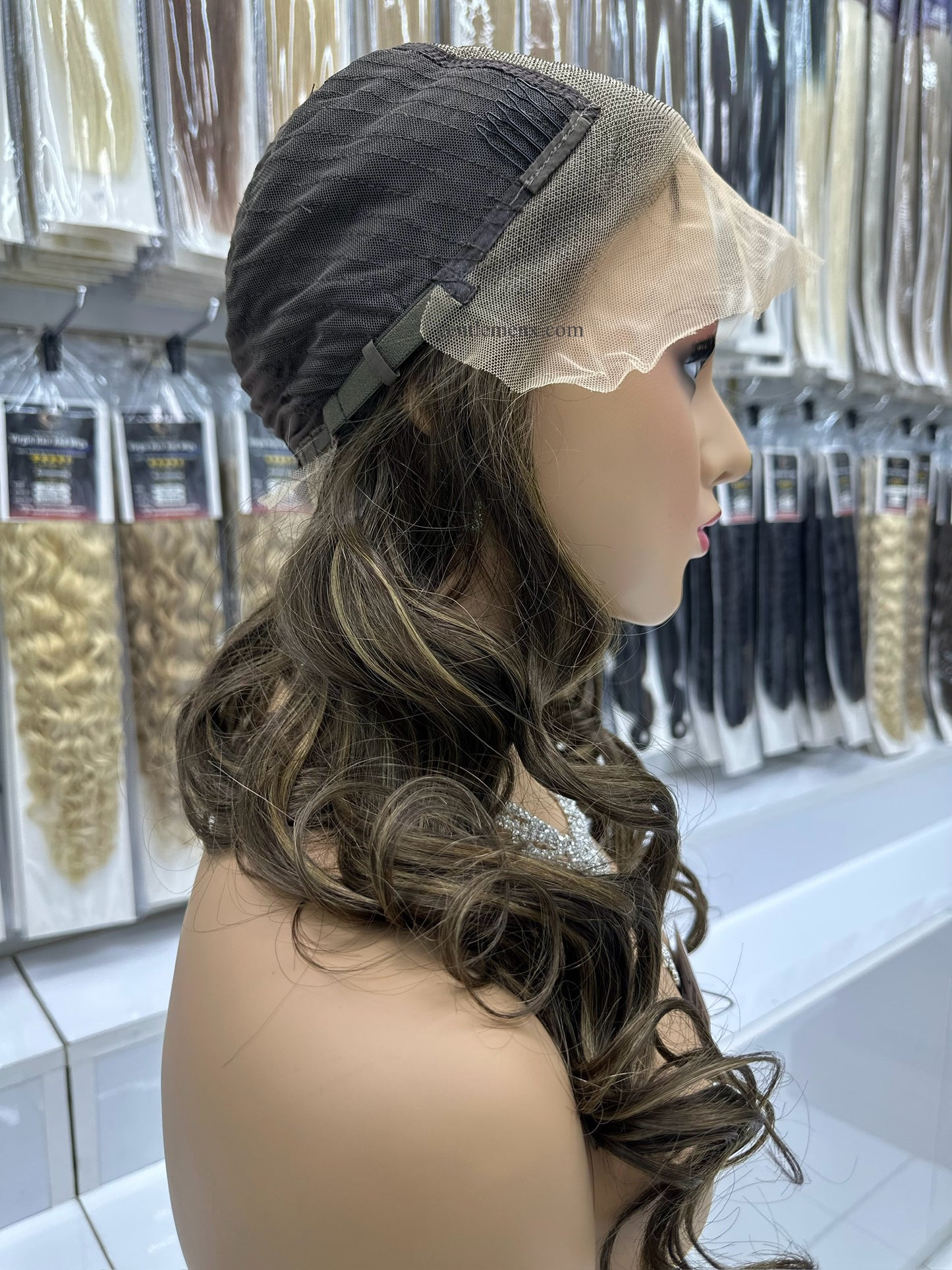 Zenkia 13x6 Lace Front European 100% Premium Quality Virgin Remy Human Hair wave Curls Brown4#/8
