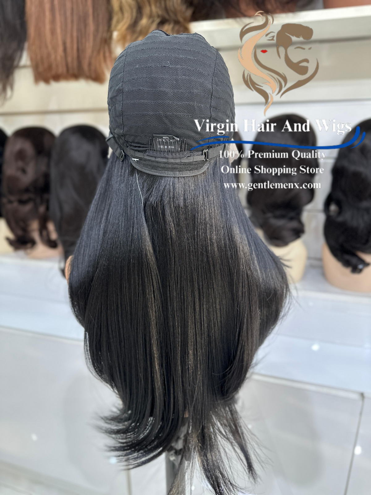 T-Part Front Lace Molen Chic Roberta Heat Friendly Synthetic Lace Wig