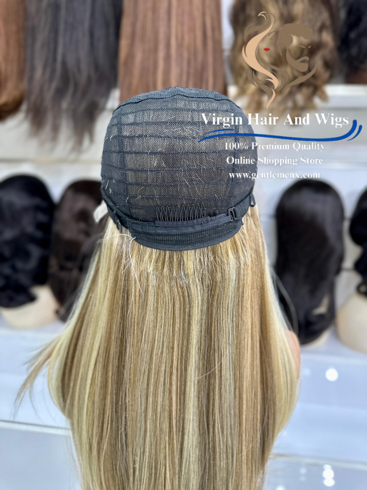 T-Part Front Lace Anne Chic Roberta Heat Friendly Synthetic Lace Wig (NTSA4-10-23B-613C)