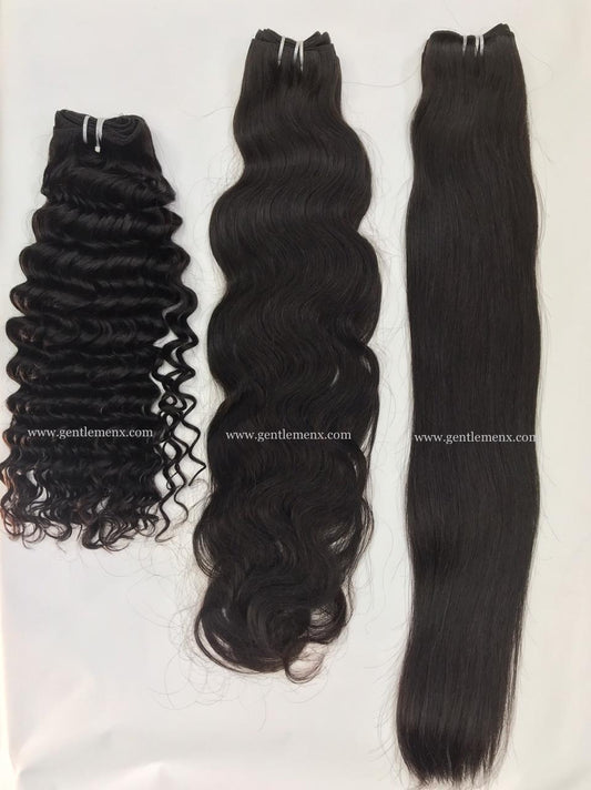 1 Bundles Human Hair Body Wave Bundles 100%  European Remy human hair extensions double weft anti shedding bundles natural color full and thick Color 1B 100g