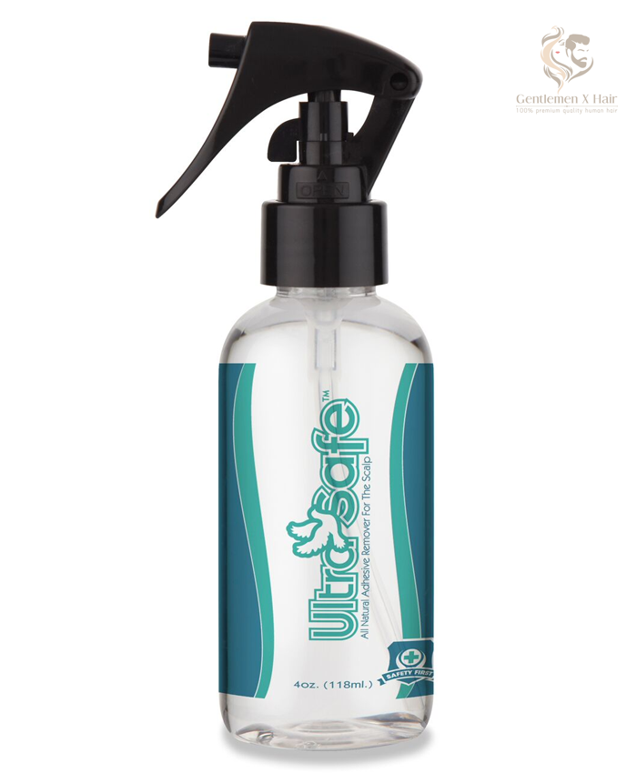 Ultra Safe adhesive Remover for skin safe hair system remover 4oz 118ml