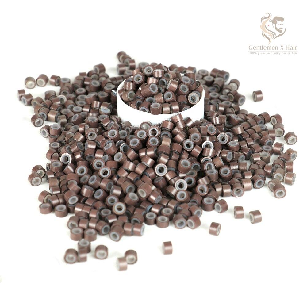 Micro Rings For Hair Extension Beads Silicone Lined (5.0mm 1000pcs)