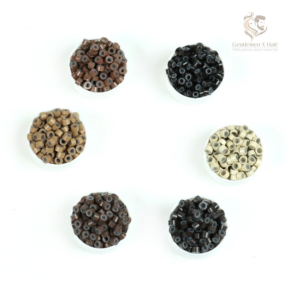 Micro Rings For Hair Extension Beads Silicone Lined (5.0mm 500pcs)