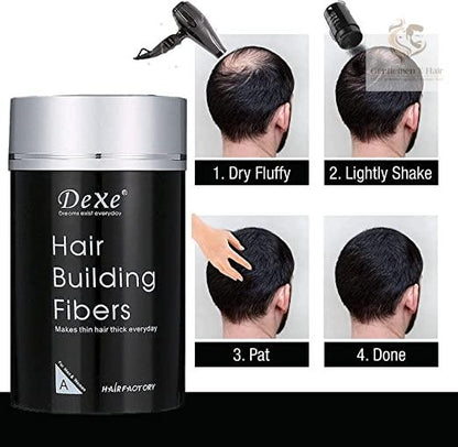 Dexe Hair Building Thickening Fibers For Men's & Women's 22 g