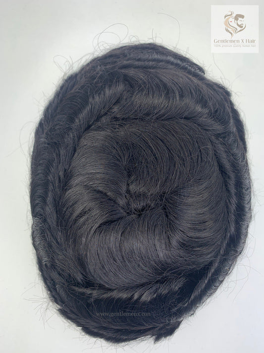 Gentlemen X VIP Duro Mono R 100% Human Toupee Hair Systems with Easy To Wear Toupee Hair pieces Natural Men's Hair Units For Men’s