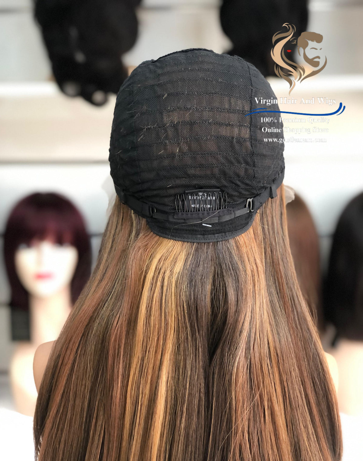 T-Part Front Lace Anne Chic Roberta Heat Friendly Synthetic Lace Wig (TT2/Carmel)