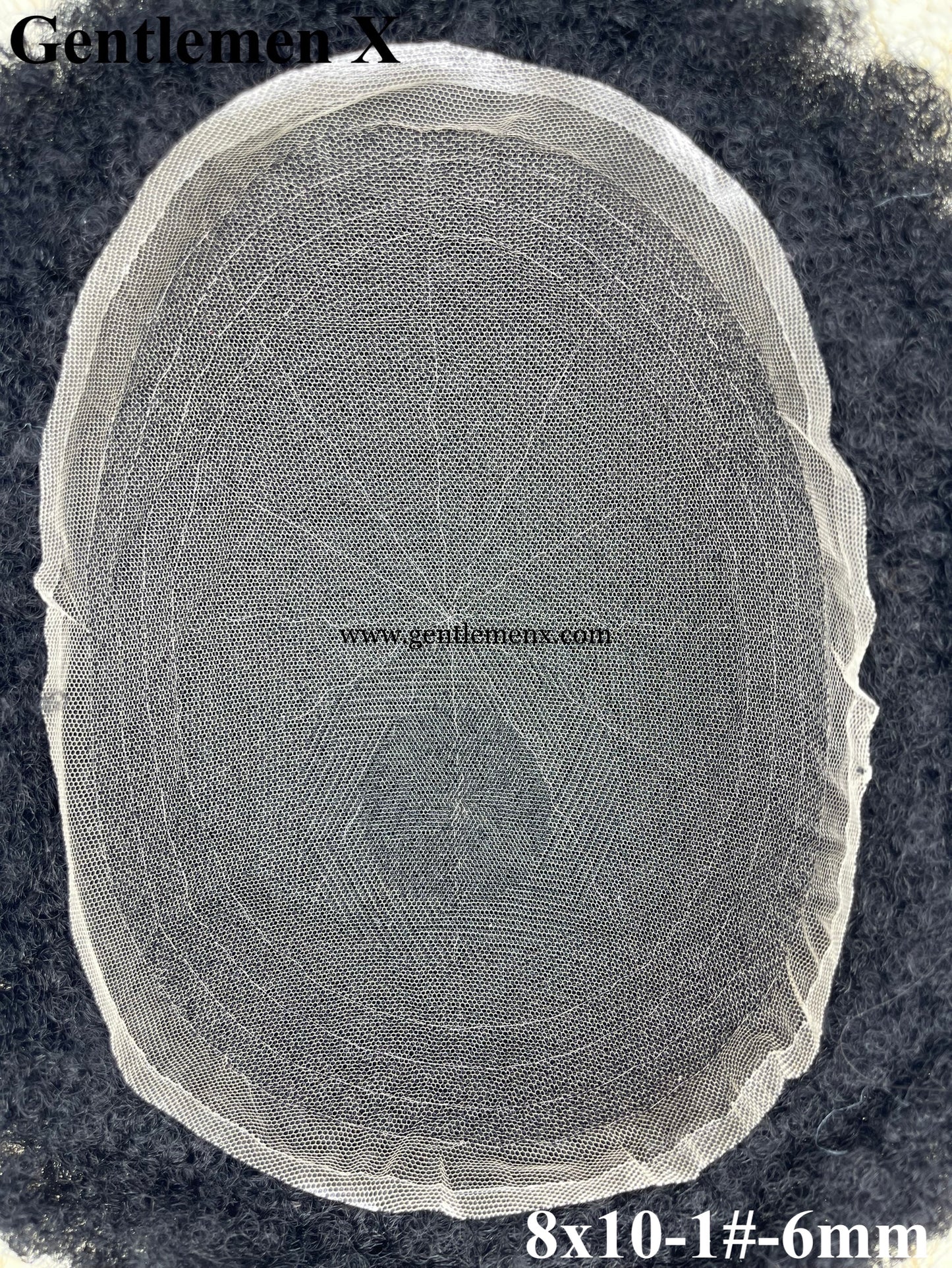 Afro wave Toupee For Black Men Hair Systems 8x10 Inch Full Lace  Afro Wig For African American Black Man Curly Weave Human Hair Units  1# 6mm Jet Black