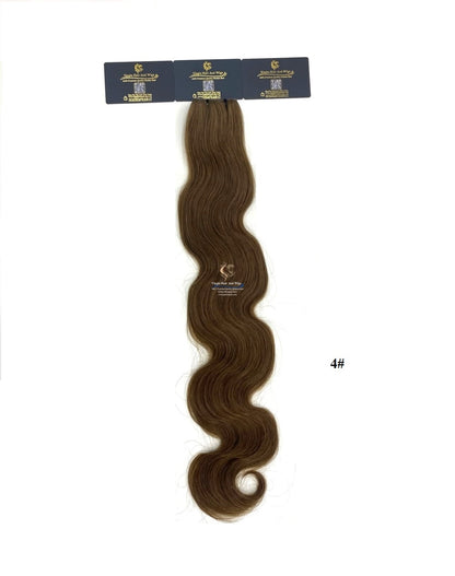 Arnomeda 24''-26''Body Wave Invisible PU Skin Seamless Hair Extensions 100% Remy Real Weft Human Hair 100g