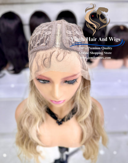 T-Part Front Lace Jane - Karry Heat Friendly Synthetic Lace Wig (NATHL8/T12Q/22D/22D)