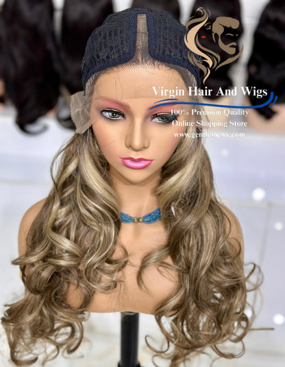 T-Part Front Lace Martha Chic Joyce Heat Friendly Synthetic Lace Wig (NTSN4/UN9/12R)