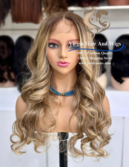 T-Part Front Lace Martha Chic Joyce Heat Friendly Synthetic Lace Wig (TATHL10A/6C/24J)