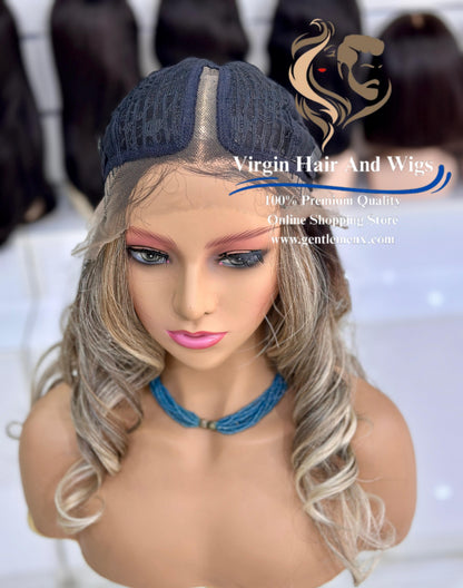 T-Part Front Lace Martha Chic Joyce Heat Friendly Synthetic Lace Wig (TTED4/T340A/22B/T6/56E)
