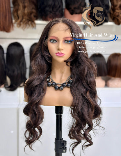T-Part Front Lace Rebecca Chic Sophie Heat Friendly Synthetic Lace Wig (F5/6A)
