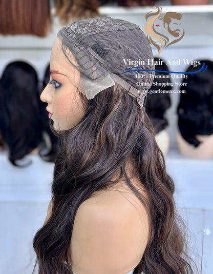 T-Part Front Lace Rebecca Chic Sophie Heat Friendly Synthetic Lace Wig (F5/6A)