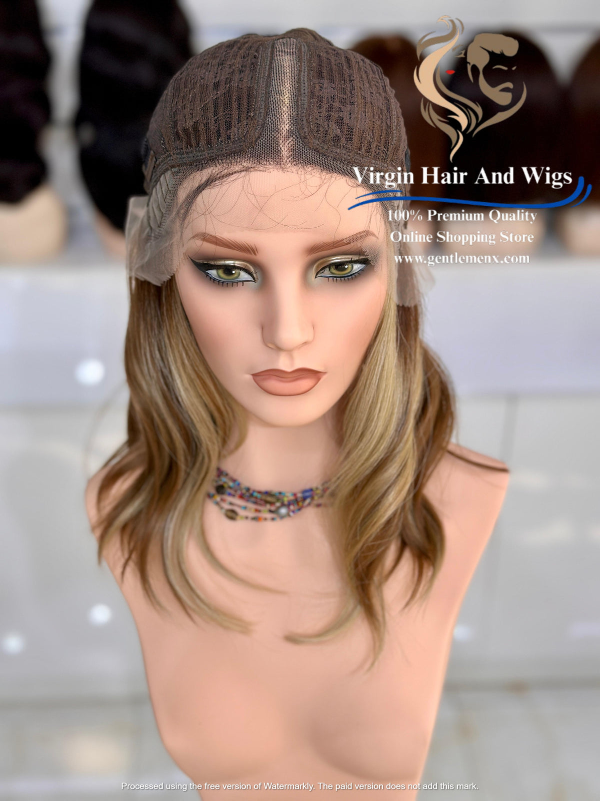 T-Part Front Lace Margaret - Melissa Heat Friendly Synthetic Lace Wig (MYSNT8/12Q/14R/22D)