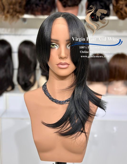 T-Part Front Lace TY-Curtain Rachel Heat Friendly Synthetic Lace Wig