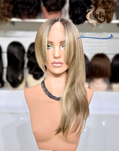 T-Part Front Lace TY-Curtain Rachel Heat Friendly Synthetic Lace Wig (NTSN4/UN9/12R)