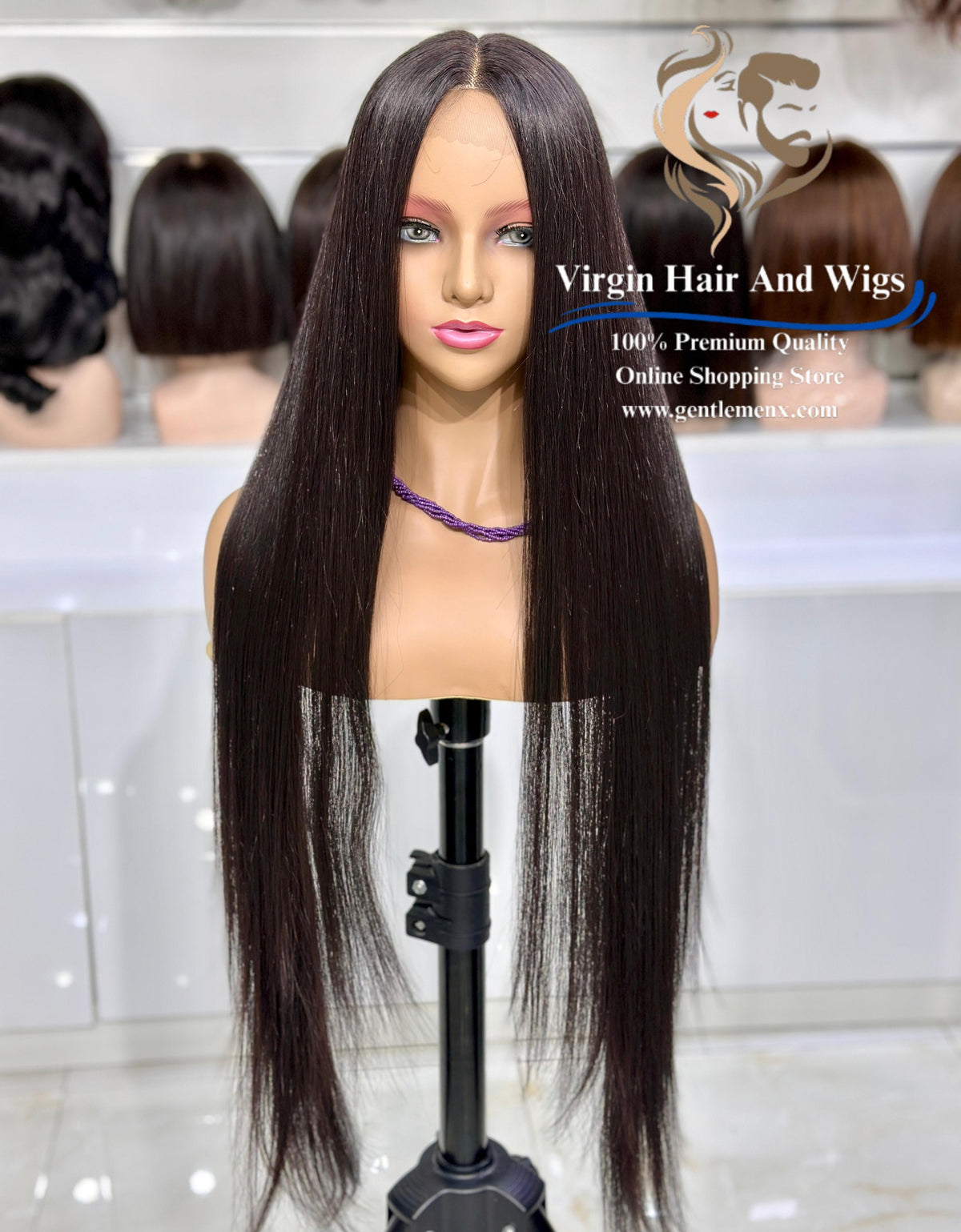 T-Part Front Lace Sarah - Super L-Straight Heat Friendly Synthetic Lace Wig (#4)