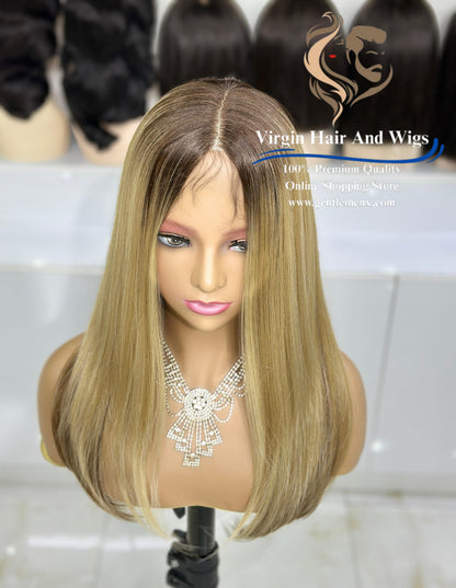T-Part Front Lace Dorothy - Erica Heat Friendly Synthetic Lace Wig (MYSNT8/12Q/14R/22D)