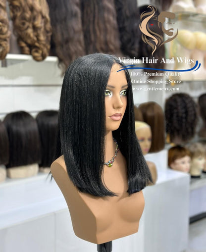 T-Part Front Lace Frances - Mila Heat Friendly Synthetic Lace Wig (C1B)
