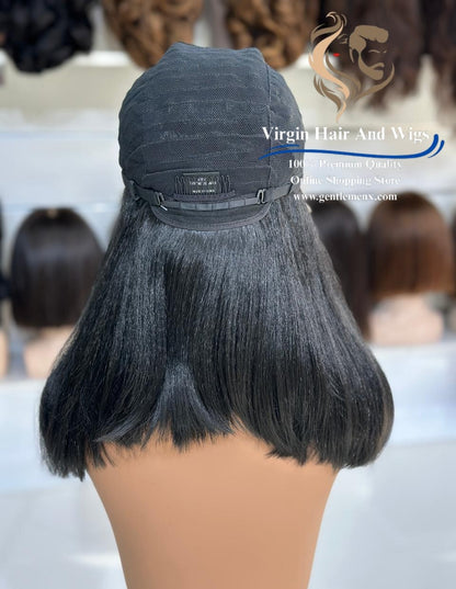 T-Part Front Lace Frances - Mila Heat Friendly Synthetic Lace Wig (C1B)