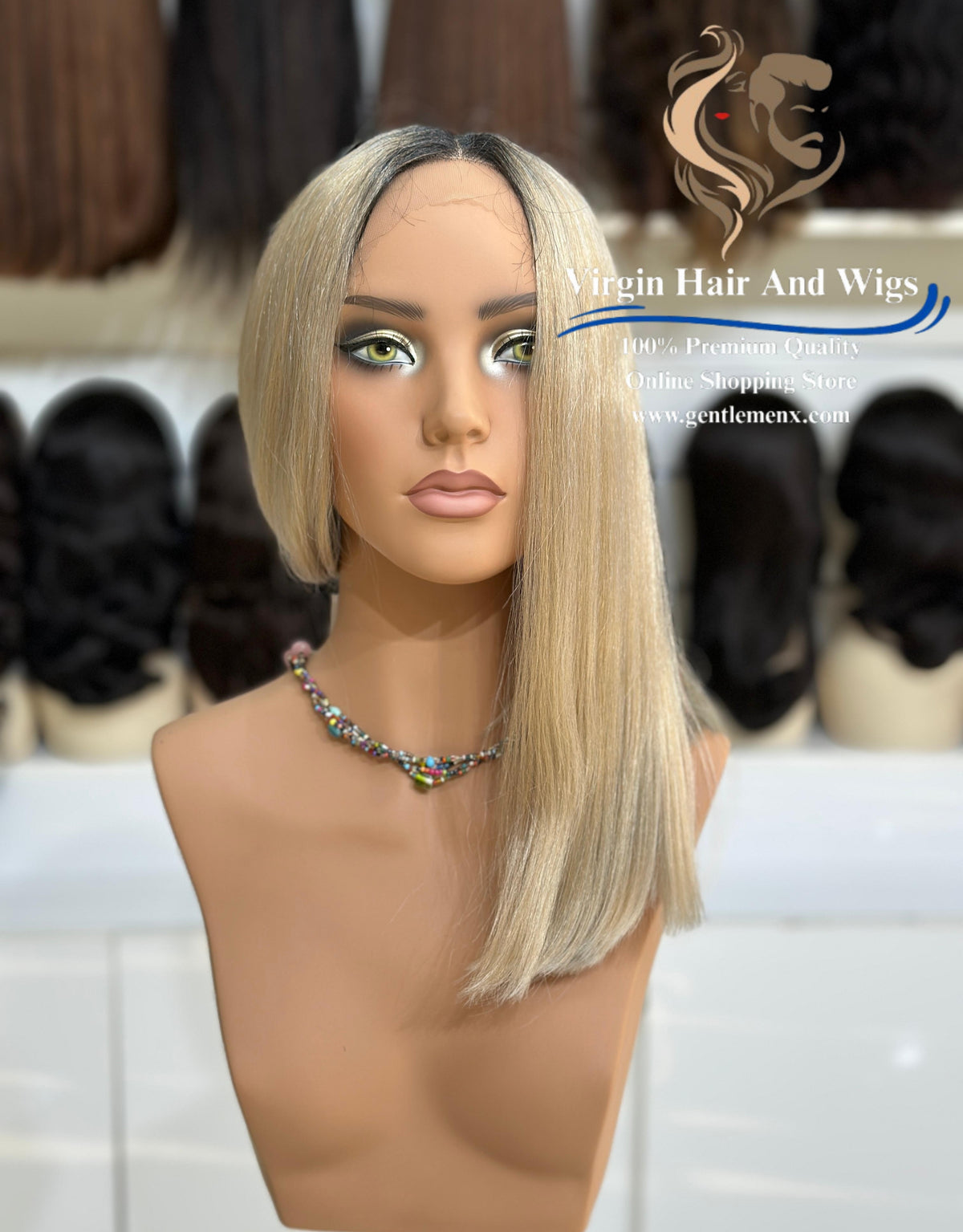 T-Part Front Lace Frances - Mila Heat Friendly Synthetic Lace Wig (RT1B/C23C)