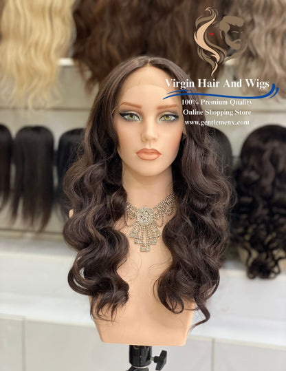T-Part Front Lace Joan - Polina Heat Friendly Synthetic Lace Wig (F5/6A)