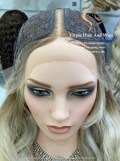 T-Part Front Lace Joan - Polina Heat Friendly Synthetic Lace Wig (TT10A/56D)