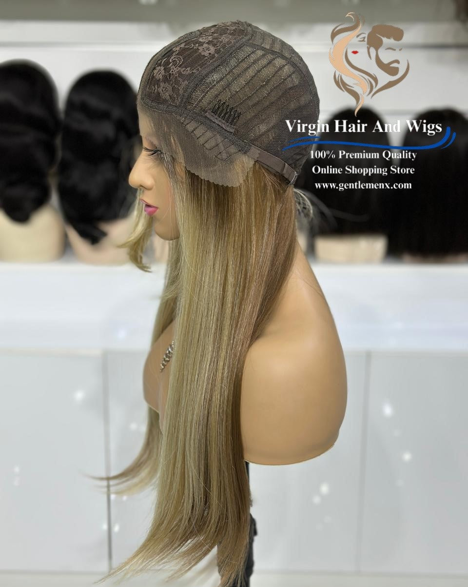 T-Part Front Lace Catherine - Susie Heat Friendly Synthetic Lace Wig (MYSNT8/12Q/14R/22D)