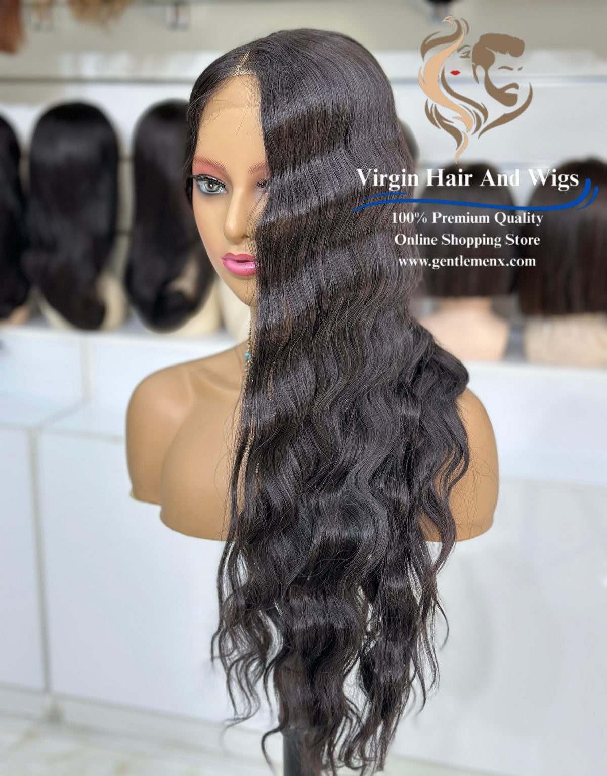 T-Part Front Lace Charity - Bonnie Heat Friendly Synthetic Lace Wig (#4)