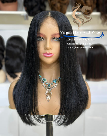 13x4 Free Part Front Lace Priscilla - Erica Heat Friendly Synthetic Lace Wig