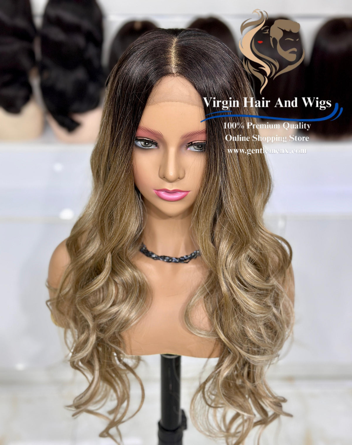 13x4 Free Part Front Lace Esther - Arika Heat Friendly Synthetic Lace Wig (TAT4/12/Apric)