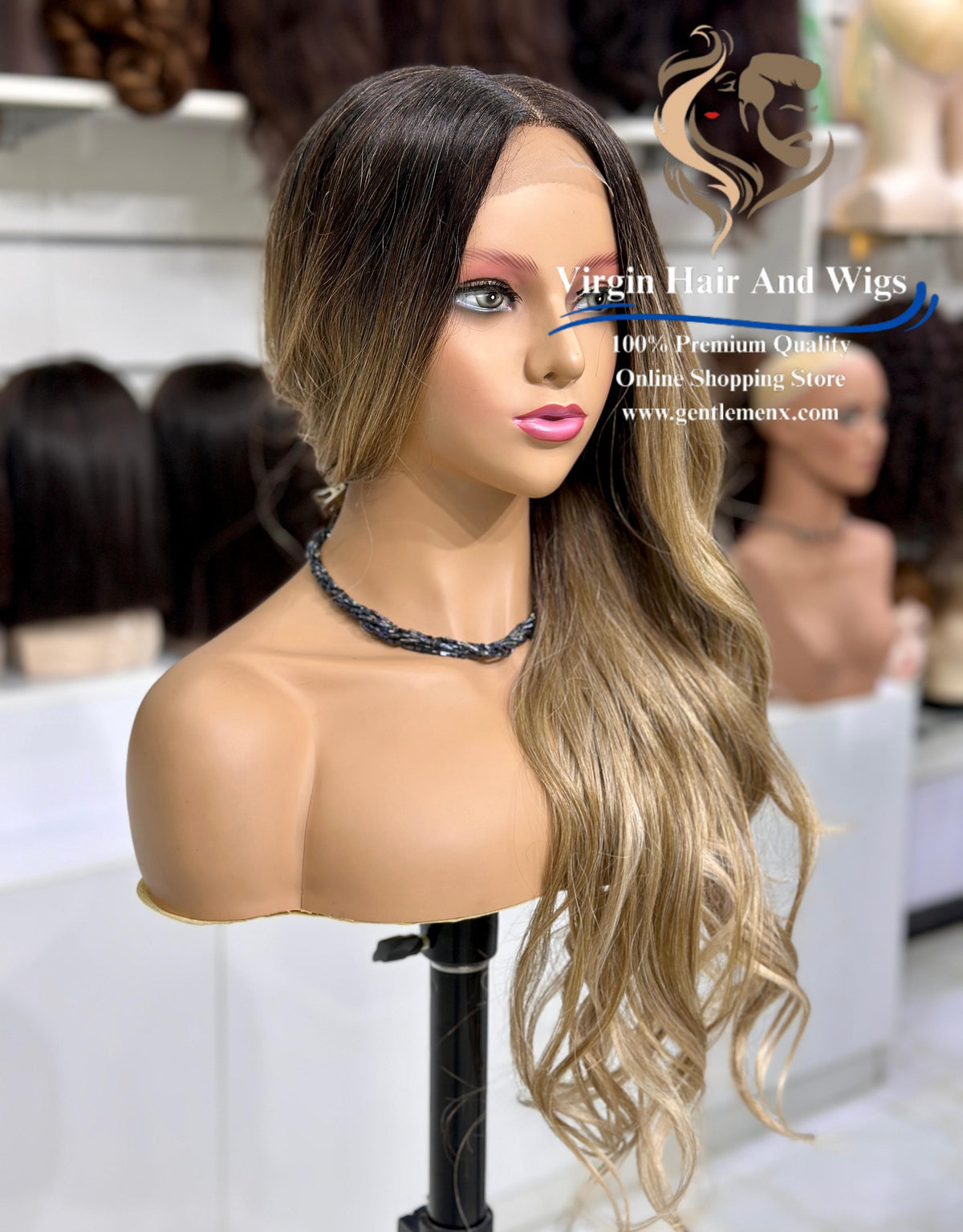 13x4 Free Part Front Lace Esther - Arika Heat Friendly Synthetic Lace Wig (TAT4/12/Apric)