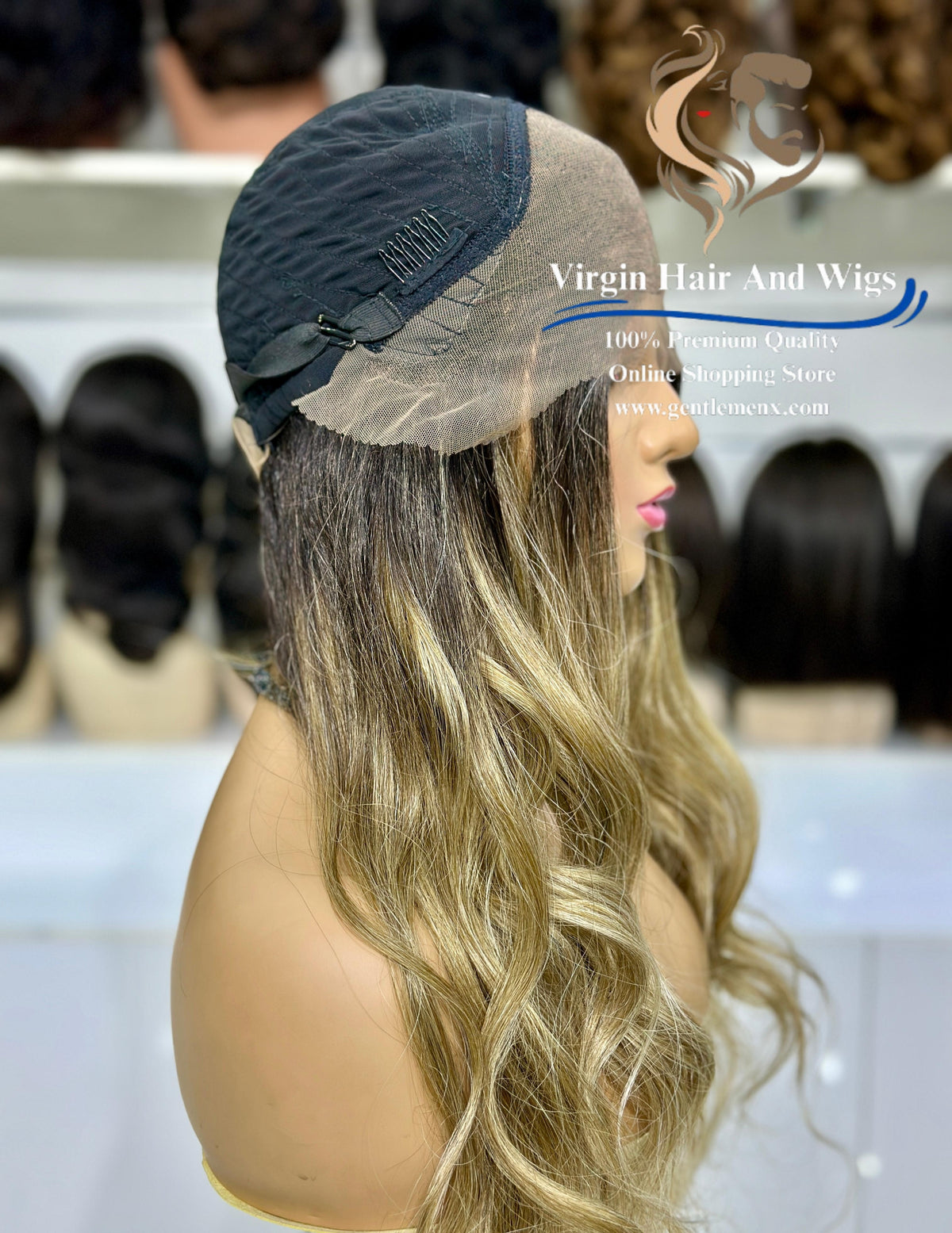 13x4 Free Part Front Lace Esther - Arika Heat Friendly Synthetic Lace Wig (TAT4/12/Apric)