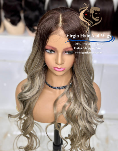 13x4 Free Part Front Lace Esther - Arika Heat Friendly Synthetic Lace Wig (TT6/STREEL)