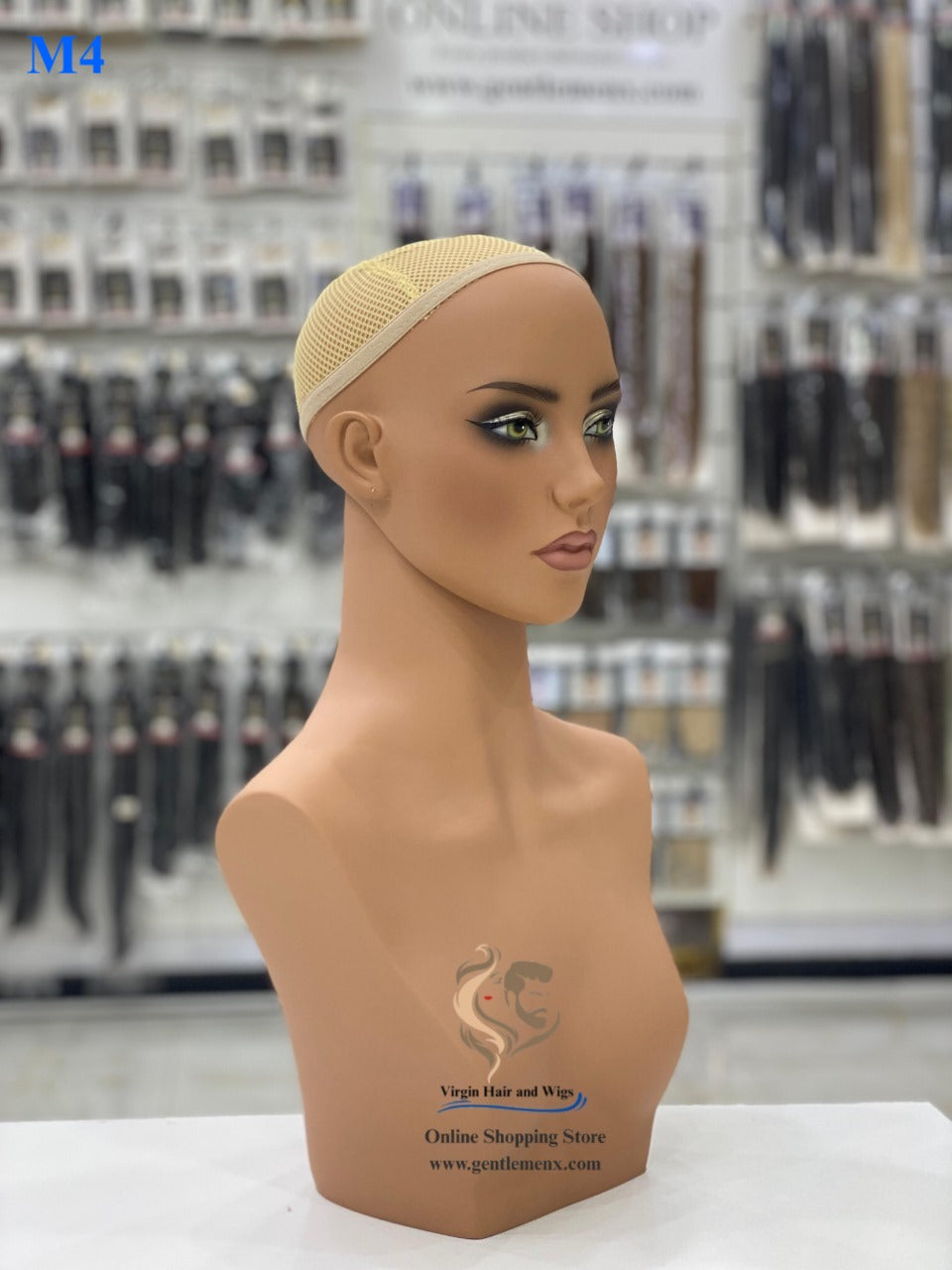 Head 1 Pc Realistic Mannequin Head for Wig Display,Without Shoulders Removable Mannequin Bust for Wigs.