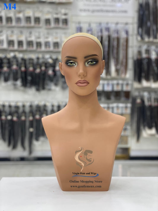 Head 1 Pc Realistic Mannequin Head for Wig Display,Without Shoulders Removable Mannequin Bust for Wigs.