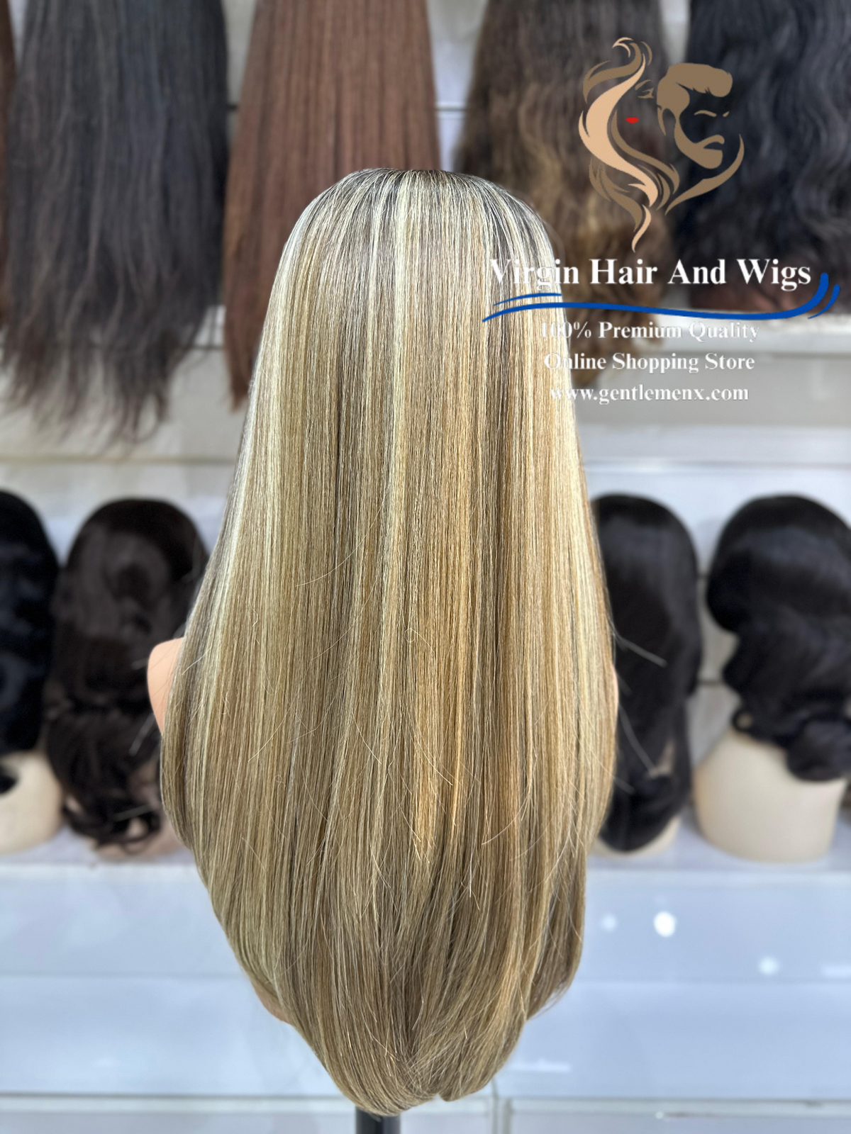 T-Part Front Lace Anne Chic Roberta Heat Friendly Synthetic Lace Wig (NTSA4-10-23B-613C)