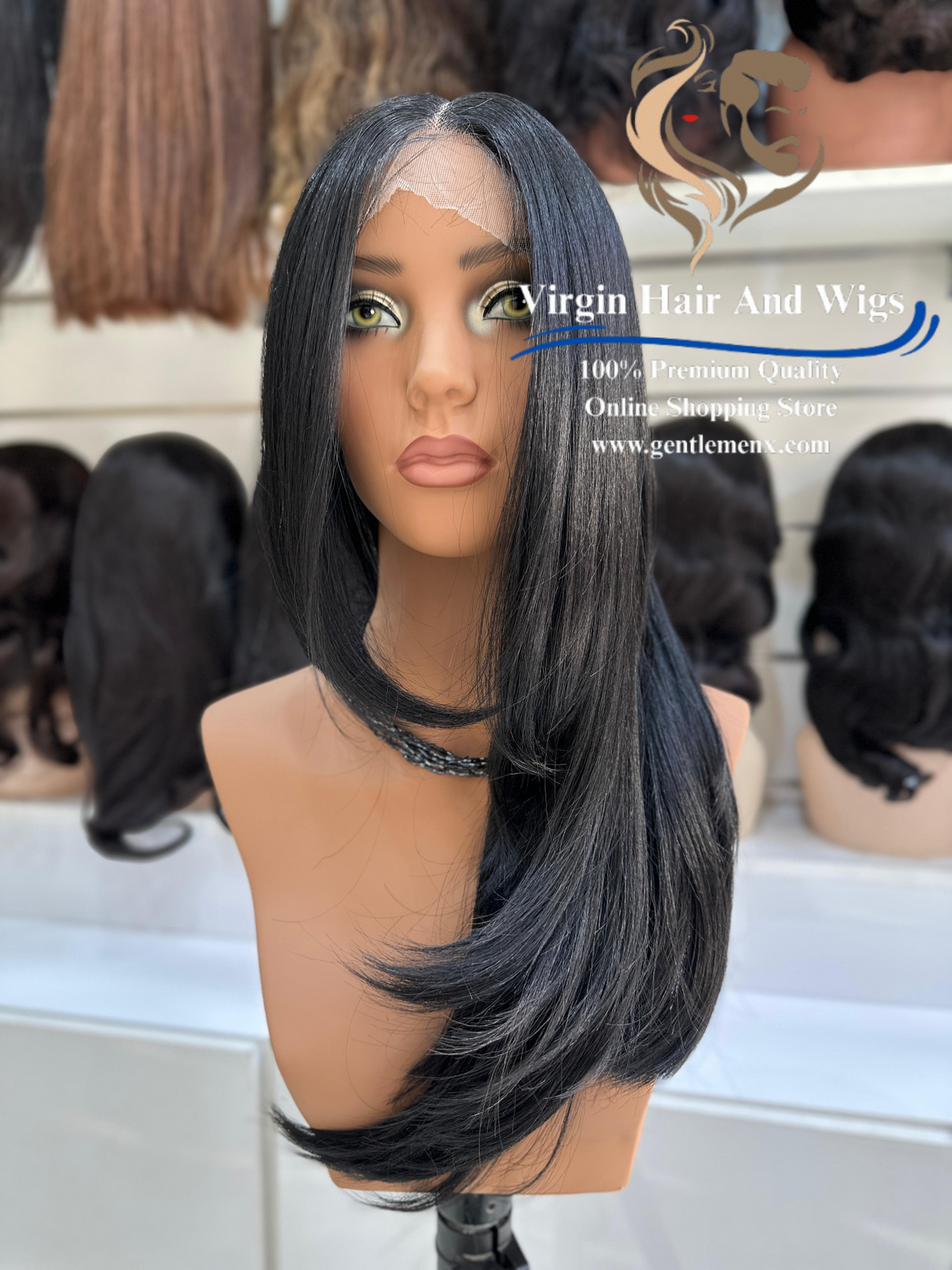 T-Part Front Lace Molen Chic Roberta Heat Friendly Synthetic Lace Wig