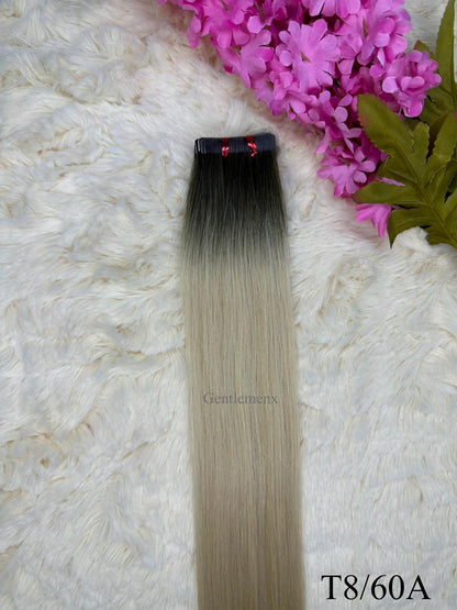 Arnomeda STW 24''-26 Premium Quality Tape In Human Hair Extension 100% Remy Human Hair 20 Pieces X4cm Wide ”42g