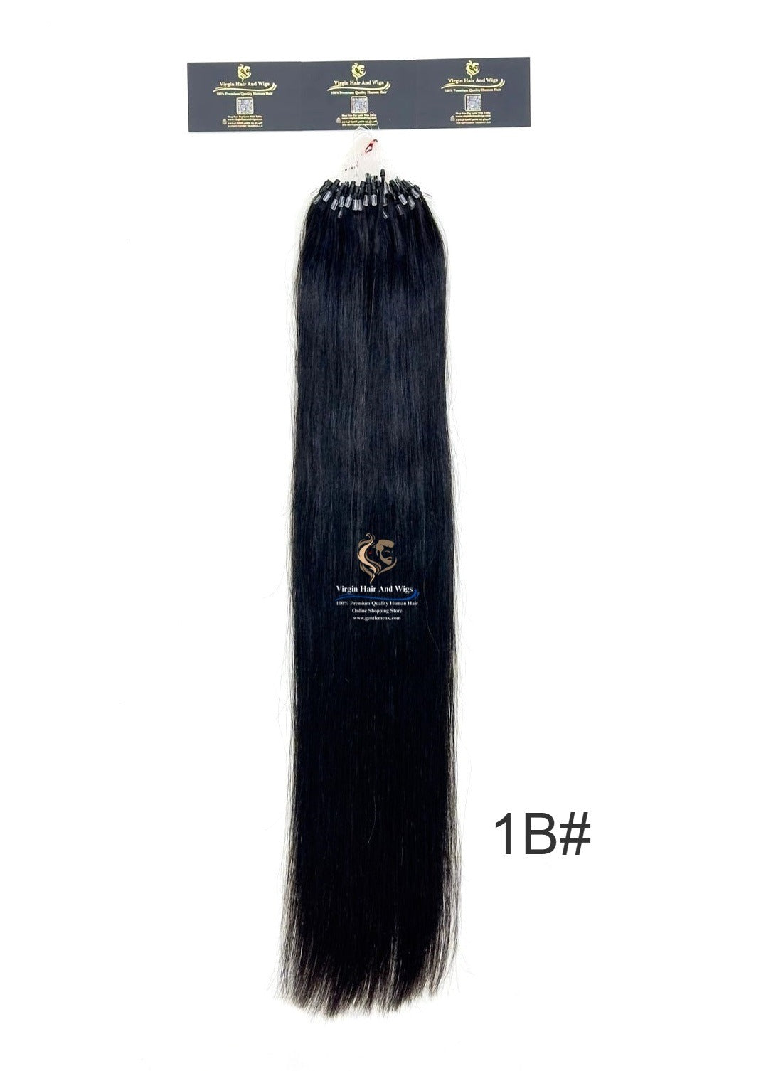 Arnomeda Micro Loop Ring Human Hair Extension  24”-26'' Premium Quality 100% 100pcs 100g