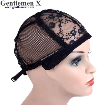 Lace Wig Caps for Making Wigs Hair Weaving Stretch Adjustable Wig Cap Dome Cap for Wig Hair Nets