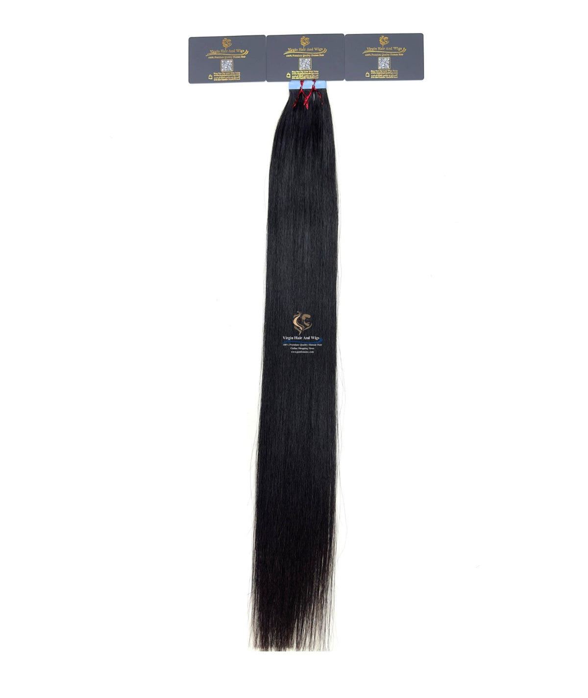 Zenkia 24''-26” 100% Virgin Remy korean Premium Quality Pu Tape In Human Hair Extension 1 pack 20 Pieces X4cm Wide 50g