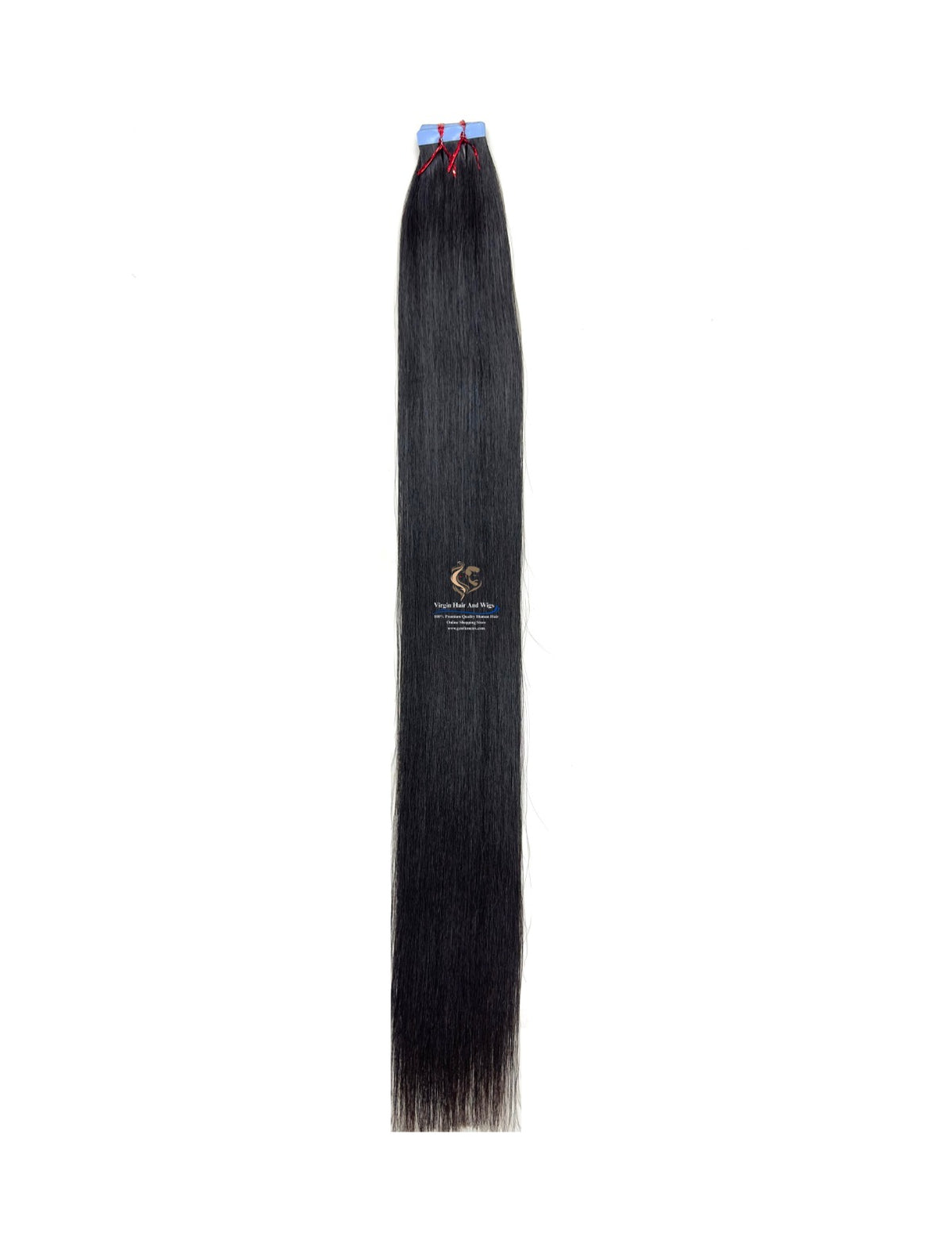 Zenkia 24''-26” 100% Virgin Remy korean Premium Quality Pu Tape In Human Hair Extension 1 pack 20 Pieces X4cm Wide 50g