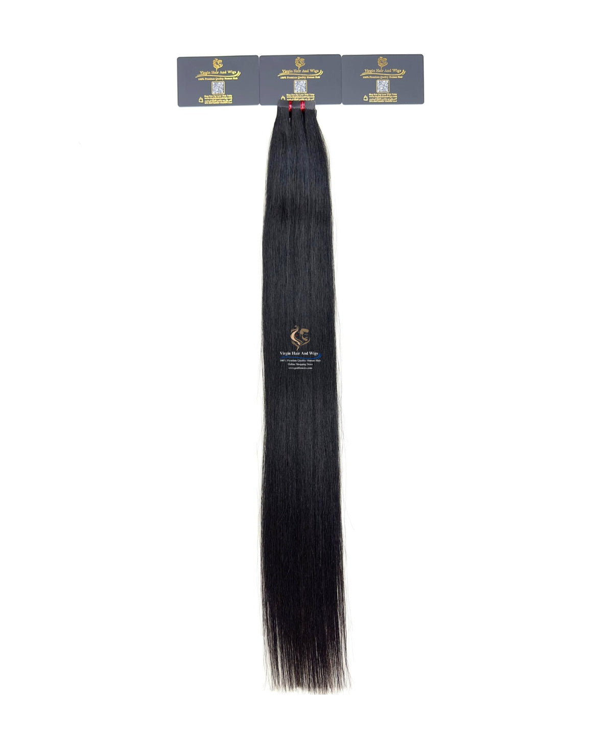 Zenkia 24''-26” 100% Virgin Remy korean Premium Quality Pu Tape In Human Hair Extension 1 pack 20 Pieces X4cm Wide 50g