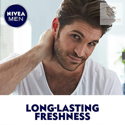 Nivea Men Antiperspirant Spray For Men, Deep Black Carbon Antibacterial, Dark Wood Scent, 150Ml